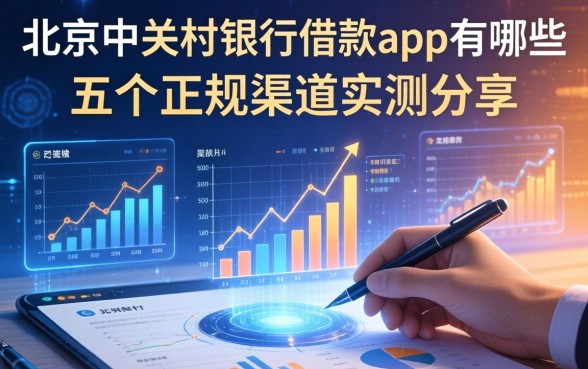 北京中关村银行借款app有哪些?五个正规渠道实测分享
