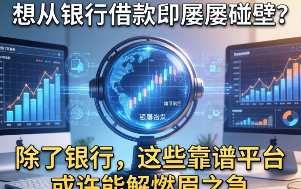 想从银行借款却屡屡碰壁？除了银行，这些靠谱平台或许能解燃眉之急