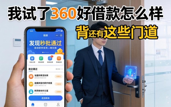 我试了360好借款怎么样,发现秒批通过的网贷软件背后还有这些门道