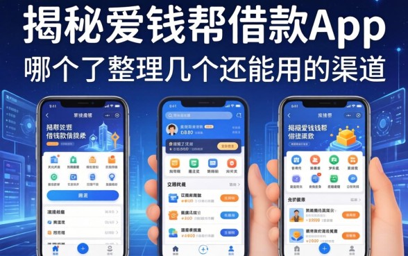 揭秘爱钱帮借款app是哪个,整理了几个还能用的渠道
