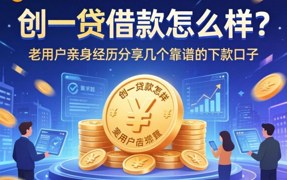 创一贷借款怎么样？老用户亲身经历分享几个靠谱的下款口子