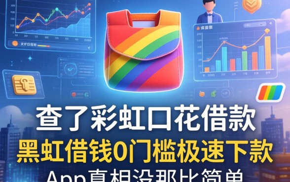 我查了彩虹口袋借款,发现黑户借钱0门槛极速下款app的真相没那么简单