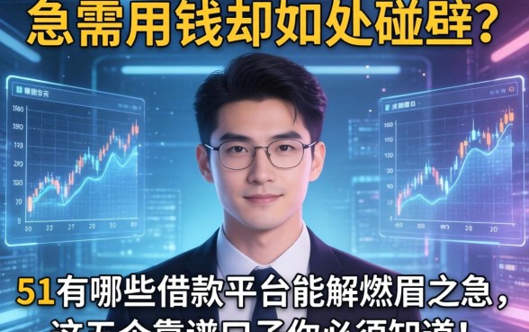 急需用钱却四处碰壁？51有哪些借款平台能解燃眉之急，这五个靠谱口子你必须知道！