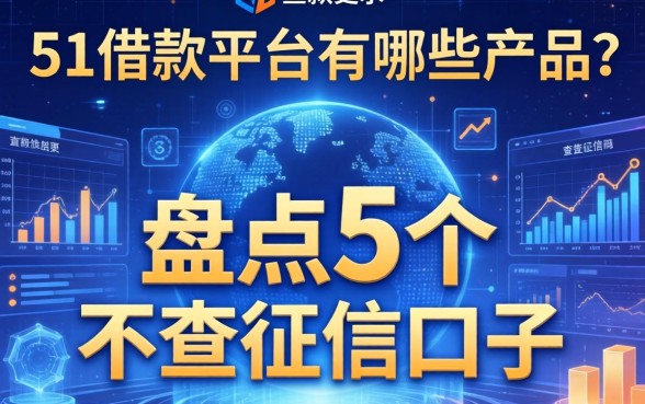 51借款平台有哪些产品？盘点5个不查征信的口子