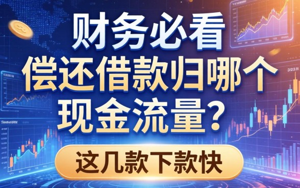 财务必看:偿还借款归哪个现金流量?这几款下款快