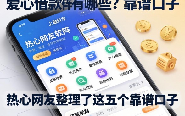 爱心借款软件有哪些?热心网友整理了这五个靠谱口子