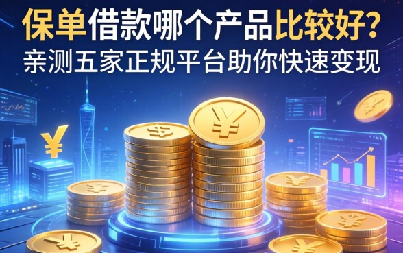 保单借款哪个产品比较好？亲测五家正规平台助你快速变现