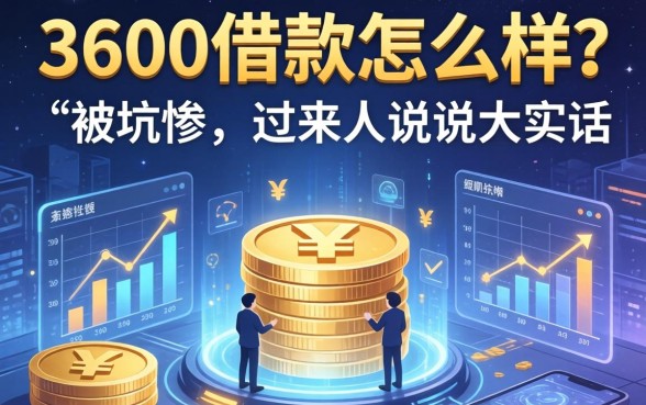 3600借款怎么样？一个被坑惨的过来人说说大实话