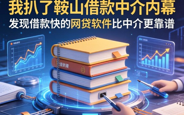 我扒了鞍山借款中介内幕,发现借款快的网贷软件比中介更靠谱