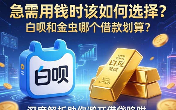 急需用钱时该如何选择？白条和金条哪个借款划算？深度解析助你避开借贷陷阱