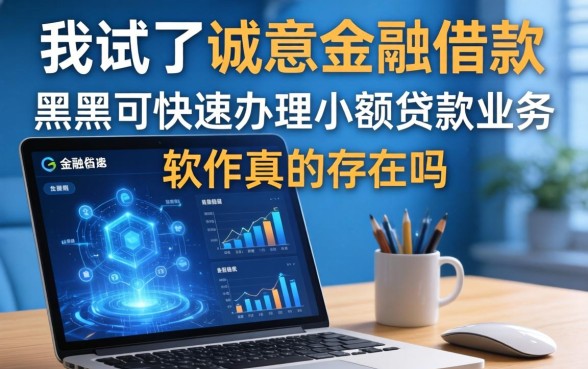 我试了诚意金融借款，黑户可快速办理小额贷款业务的软件真的存在吗