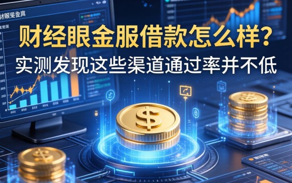 财经眼金服借款怎么样?实测发现这些渠道通过率并不低