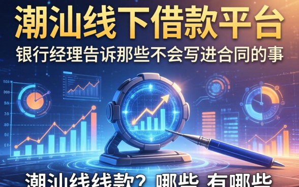 潮汕线下借款平台有哪些?银行经理告诉你那些不会写进合同的事