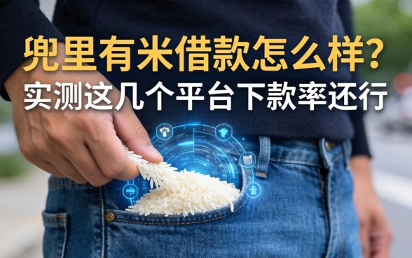 兜里有米借款怎么样？实测这几个平台下款率还行