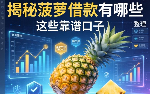 揭秘菠萝借款有哪些，整理出这些靠谱的口子