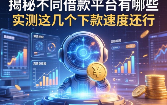 揭秘不同借款平台有哪些，实测这几个下款速度还行