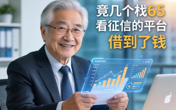 我65岁那年，竟在几个不看征信的平台借到了钱