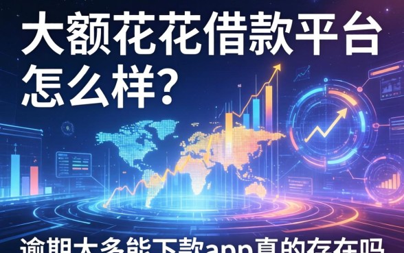大额花花借款平台怎么样？逾期太多能下款app真的存在吗