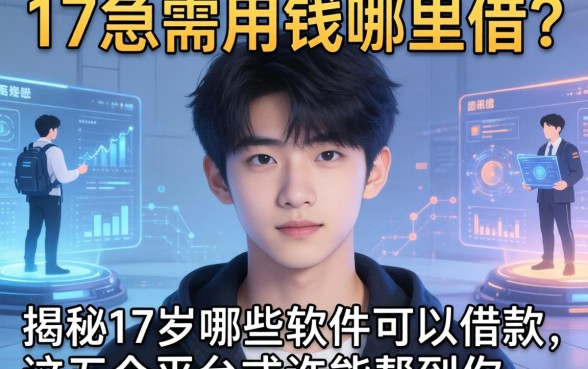 17岁急需用钱哪里借？揭秘17岁哪些软件可以借款，这五个平台或许能帮到你