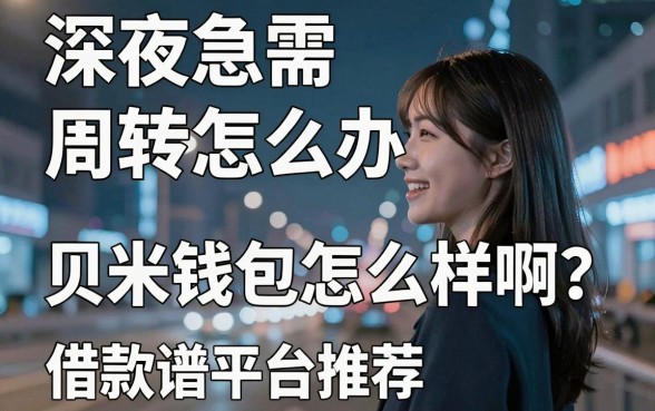 深夜急需周转怎么办？贝米钱包借款怎么样啊？真实体验与靠谱平台推荐全解析
