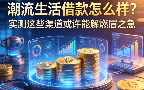 潮流生活借款怎么样?实测这些渠道或许能解燃眉之急