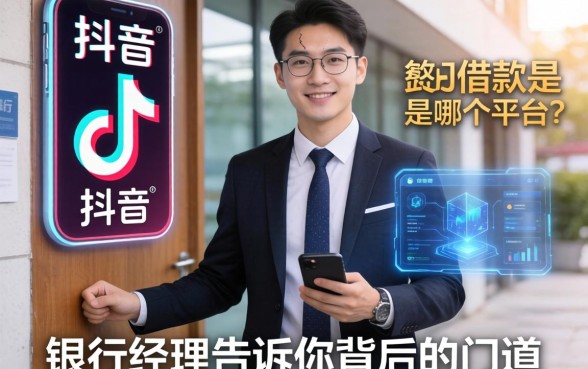 抖音的借款是哪个平台的？银行经理告诉你背后的门道