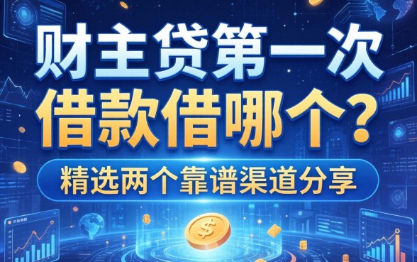财主贷第一次借款借哪个?精选两个靠谱渠道分享