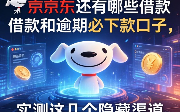除了京东还有哪些借款和逾期必下款的口子，实测这几个隐藏渠道