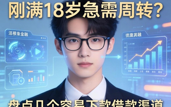 刚满18岁急需周转？盘点几个容易下款的借款渠道