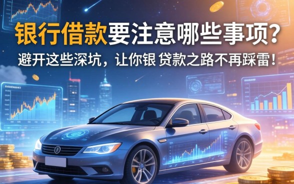 银行借款要注意哪些事项?避开这些深坑,让你的贷款之路不再踩雷!