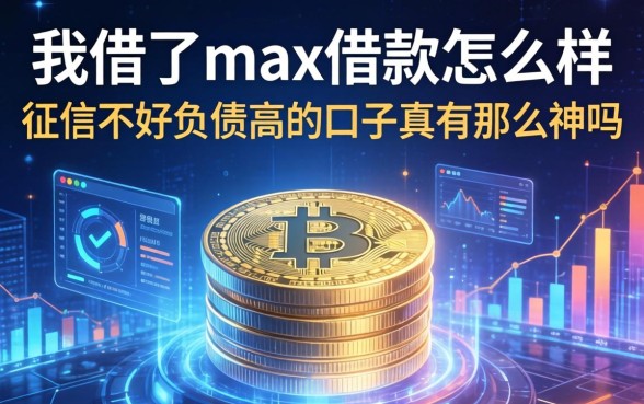 我借了max借款怎么样，征信不好负债高的口子真有那么神吗