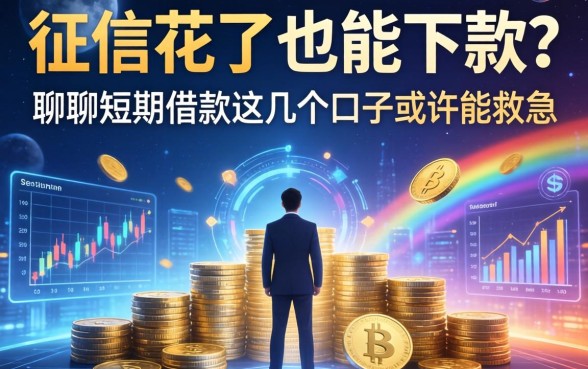 征信花了也能下款？聊聊短期借款的建议有哪些，这几个口子或许能救急