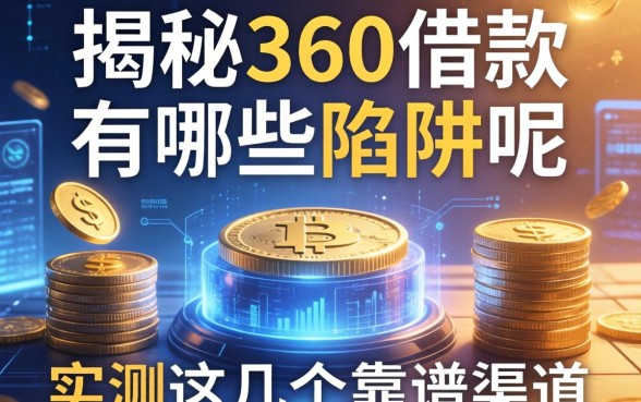 揭秘360借款有哪些陷阱呢，实测这几个靠谱渠道