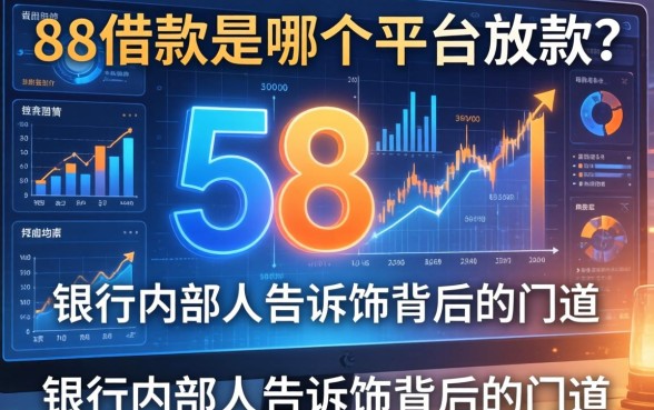 58借款是哪个平台放款？银行内部人告诉你背后的门道