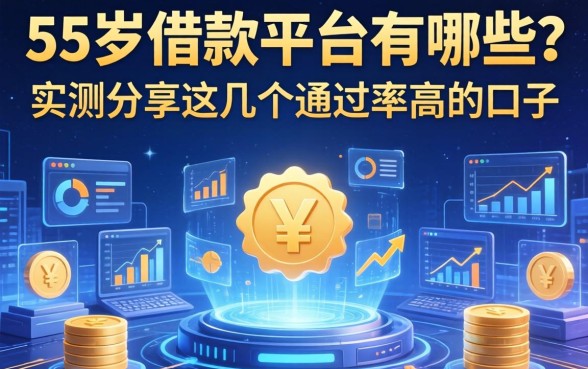 55岁借款平台有哪些？实测分享这几个通过率高的口子
