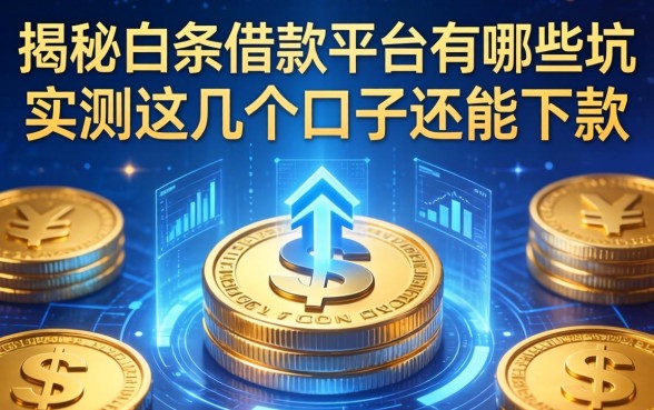 揭秘白条借款平台有哪些坑,实测这几个口子还能下款