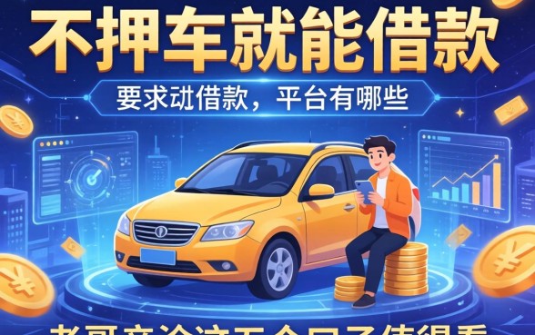 不押车就能借款的平台有哪些，老哥亲测这五个口子值得看