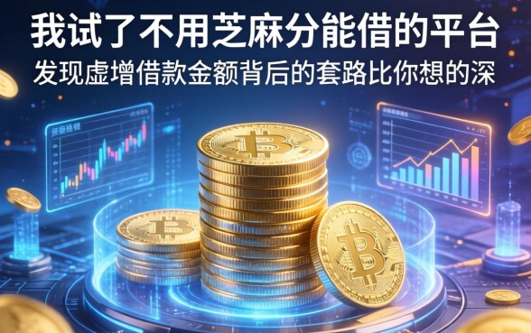 我试了不用芝麻分能借的平台,发现虚增借款金额背后的套路比你想的深