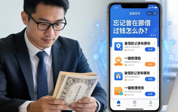 忘记曾在哪借过钱怎么办？查借款记录软件有哪些能一键梳理债务？
