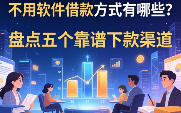 不用软件借款方式有哪些？盘点五个靠谱下款渠道
