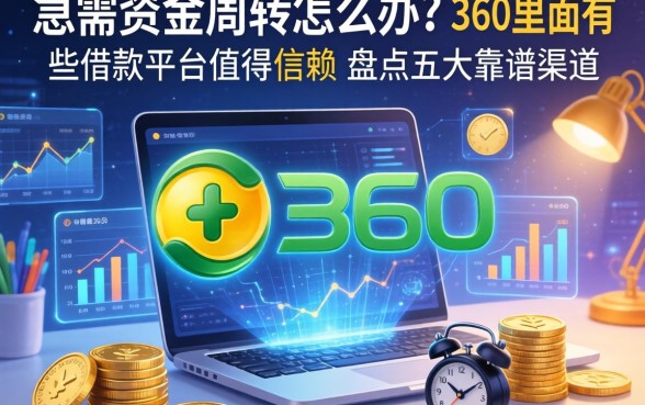 急需资金周转怎么办？360里面有哪些借款平台值得信赖？盘点五大靠谱渠道
