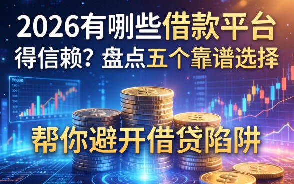 2026有哪些借款平台值得信赖?盘点五个靠谱选择,帮你避开借贷陷阱