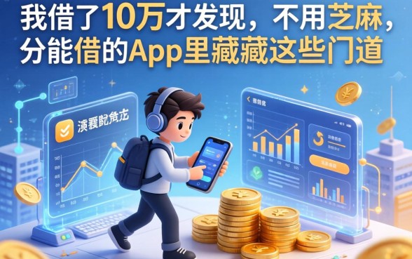 我借了10万才发现，不用芝麻分能借的app里藏着这些门道