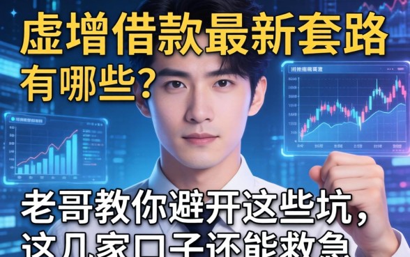 虚增借款最新套路有哪些?老哥教你避开这些坑,这几家口子还能救急