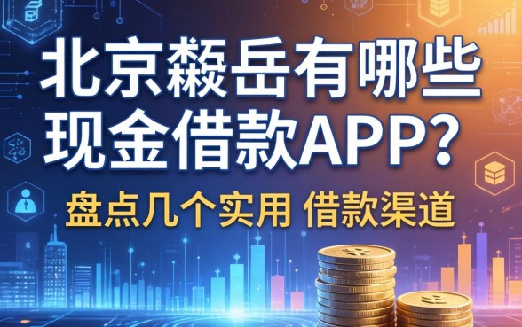 北京瓴岳有哪些现金借款app？盘点几个实用的借款渠道