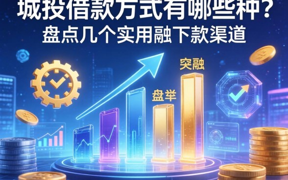 城投借款方式有哪些种？盘点几个实用的下款渠道