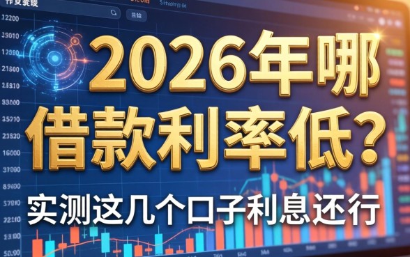 2026年哪个平台借款利率低？实测这几个口子利息还行