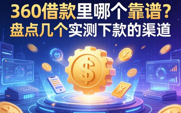 360借款里哪个靠谱？盘点几个实测下款的渠道
