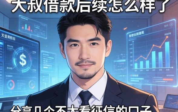 大叔借款后续怎么样了，分享几个不太看征信的口子