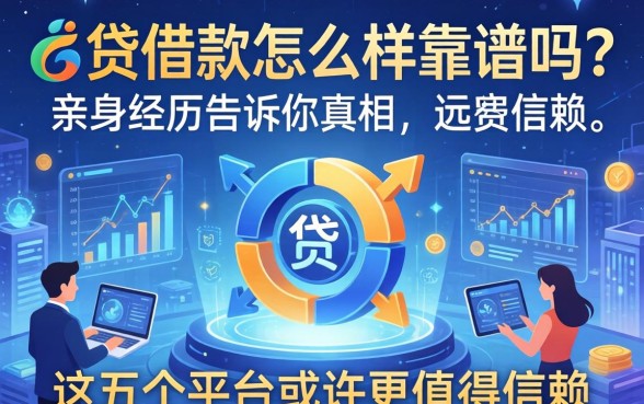 i贷借款怎么样靠谱吗？亲身经历告诉你真相，这五个平台或许更值得信赖